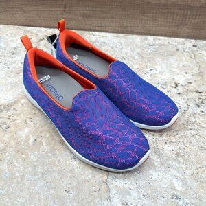Vionic Womens Hydra Comfort Sneakers Slip On Shoes Blue Lightweight 9.5 NWT